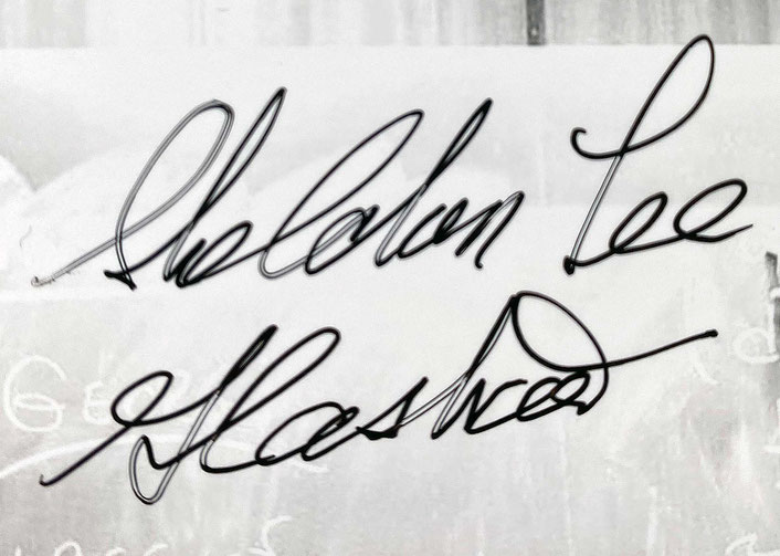 Autograph Sheldon Lee Glashow Autogramm