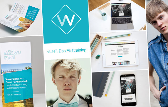 Webdesign Fotografie Social Media Mann Flirttraining