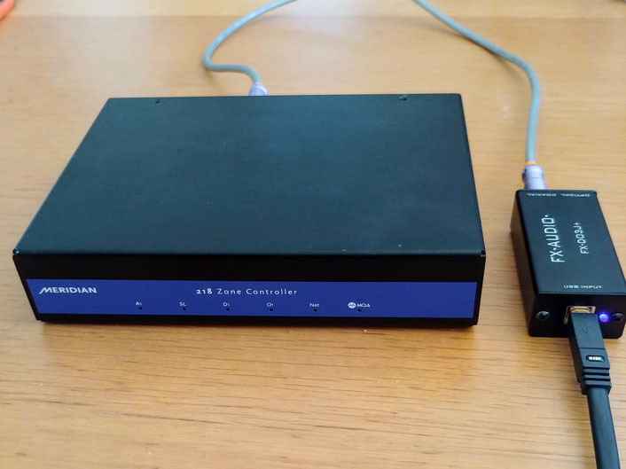 218とpcをusb接続する方法 Usb To 同軸 光デジタル コンバーター Fx D03j を試す Meridian Audio メリディアン オーディオ
