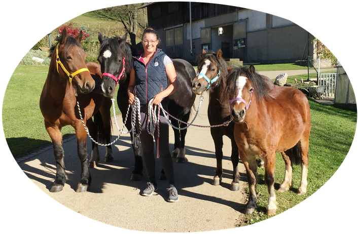 Kerstin Joham und ihre Ponies sind  "Team Ponykerstin"