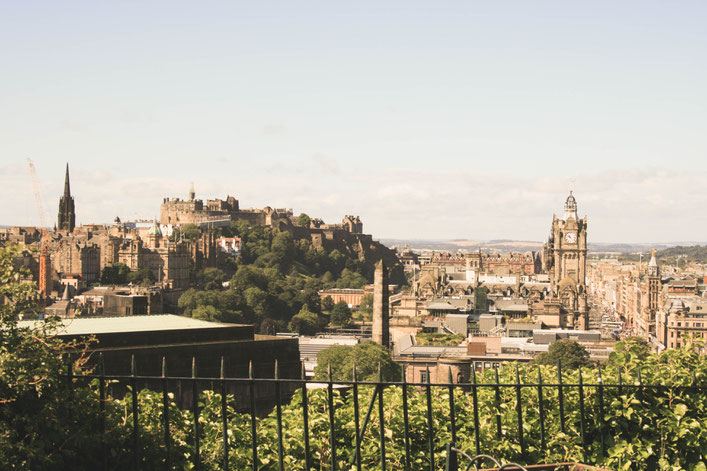 Edinburgh Scotland ofpenguinsandelephants of penguins and elephants Calton Hill view