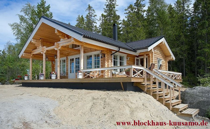 Dieses Blockhaus holte sich die Auszeichnung in Gold - Neubau, Hanghaus, Wohnen, Singlehaus, Villa, Chalet,