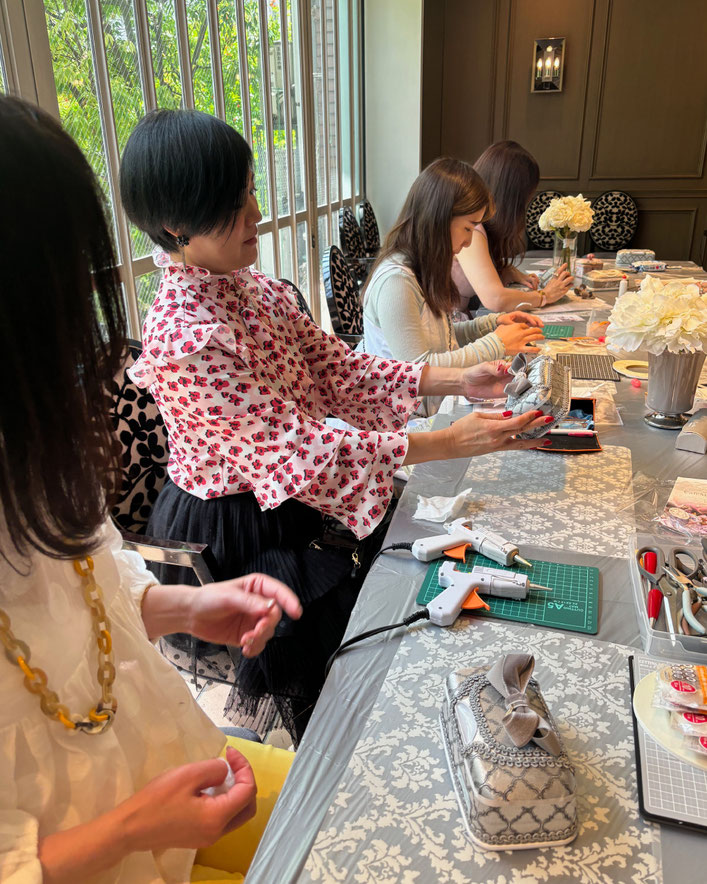 JourFin　ラブリボン　LoveRibbon　リボン　リボン教室　リボン教室芦屋　リボン　リボンワーク　リボン資格　リボンレッスン　木馬リボン　MOKUBAリボン　MOKUBA　カフェミナージュ　CafeMinage　　神戸北野ホテル　神戸北野ホテルカルチャーサロン
