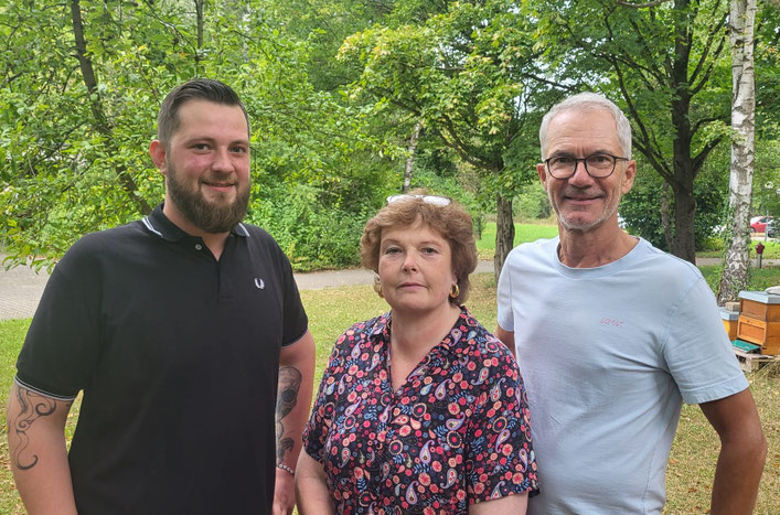 Herr Nitzsche, Frau Olborth und Herr Schnabel
