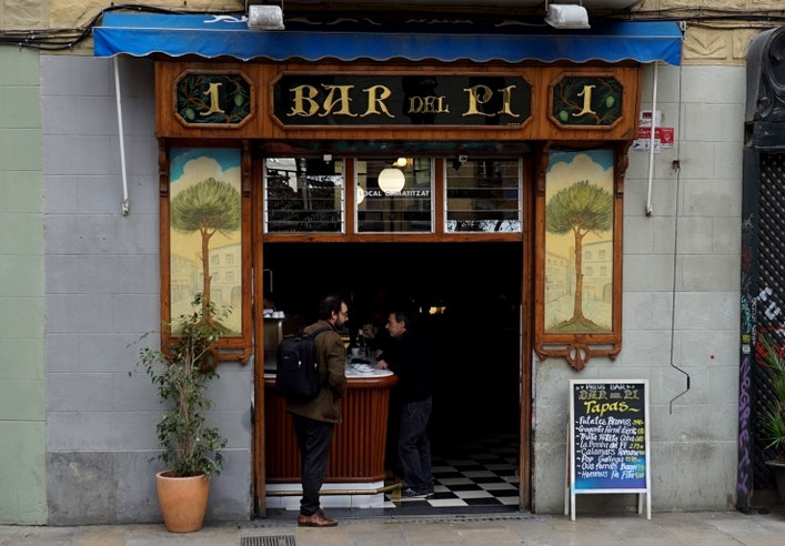 bar del pi - бары барселоны с историей