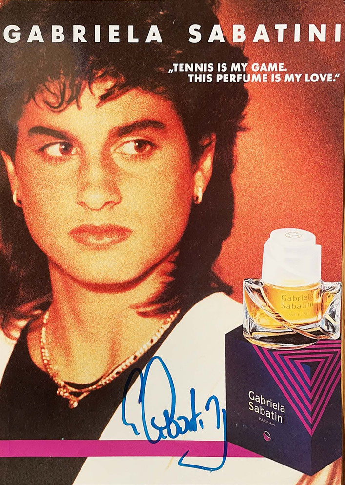Autograph Gabriela Sabatini Autogramm