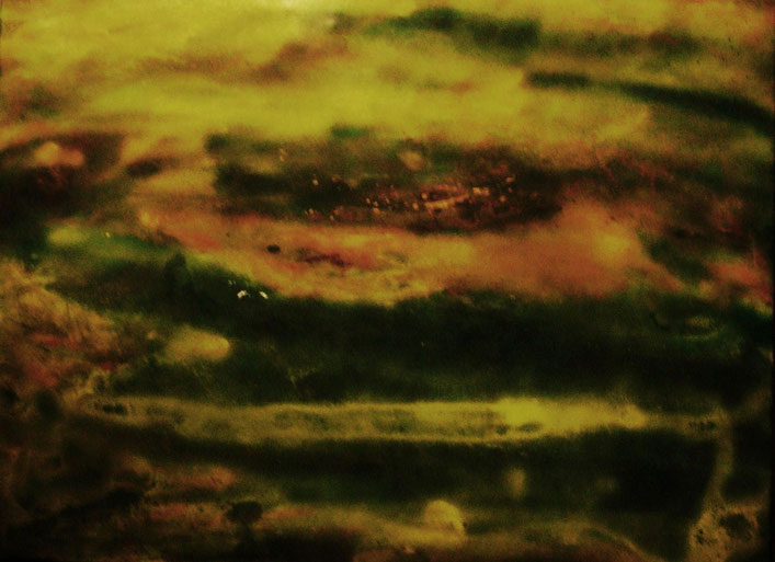 Tlaltecutli, Acryl auf Leinwand, 60x80, 2014