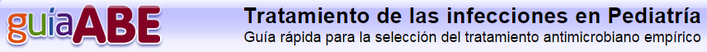 GUIA ABE, guias abe, tratamiento de las infecciones en pediatria, infecciones en pediatria