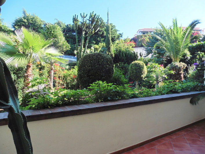 Blick vom Balkon