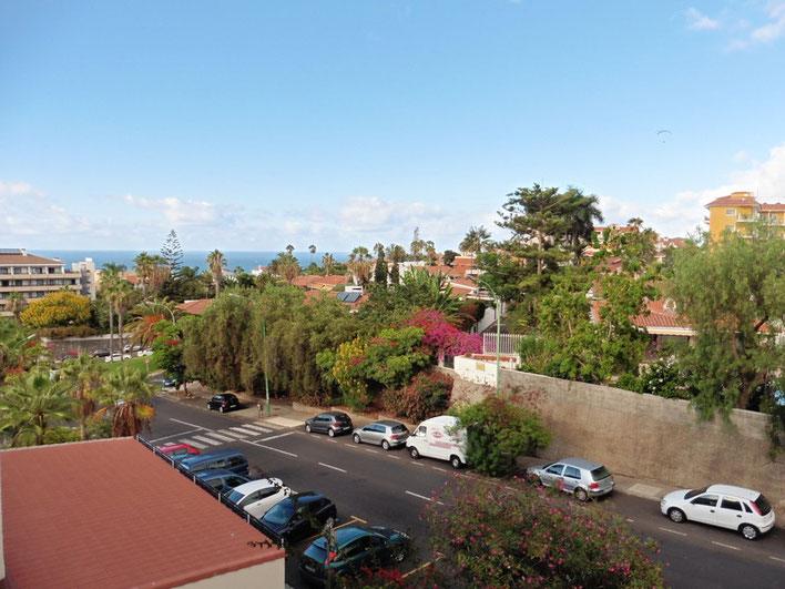 Blick vom Balkon