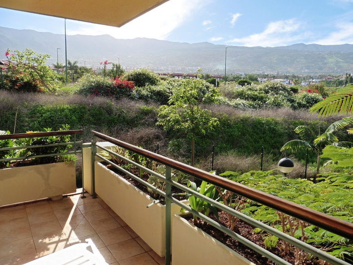 Blick vom Balkon