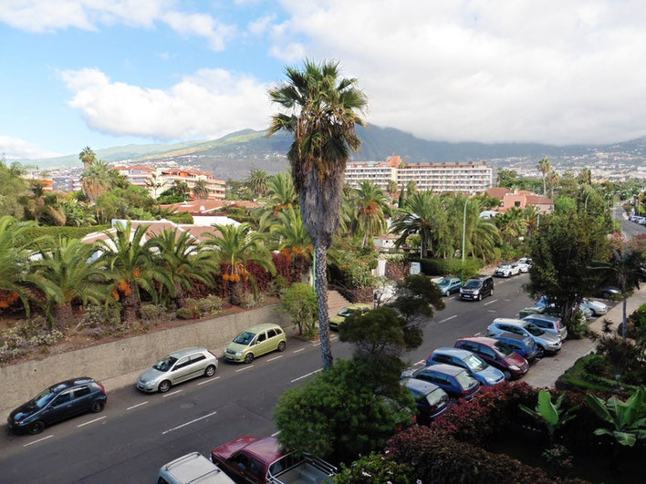 Blick vom Balkon