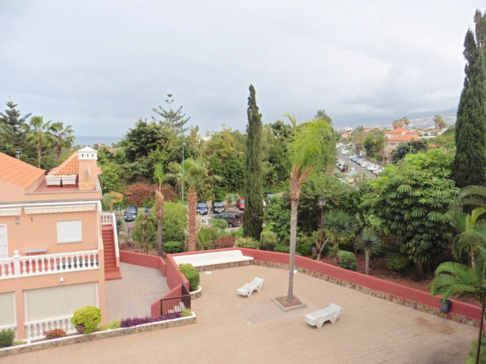 Blick vom Balkon