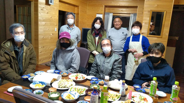 轟邸にて