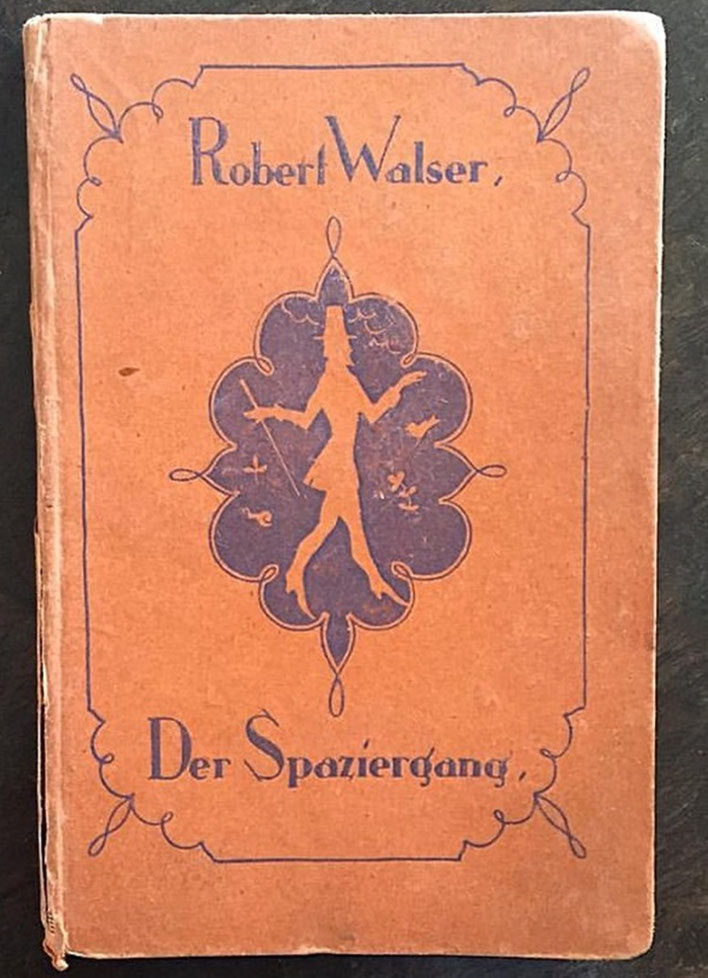 Pedro Meier – Robert Walser – Der Spaziergang – Erstausgabe, Huber Frauenfeld 1917 – Sammlung Pedro Meier Multimedia Artist (Visarte, Bangkok Art-Group) – Atelierhaus Gerhard Meier-Weg Niederbipp bei Solothurn Oberaargau