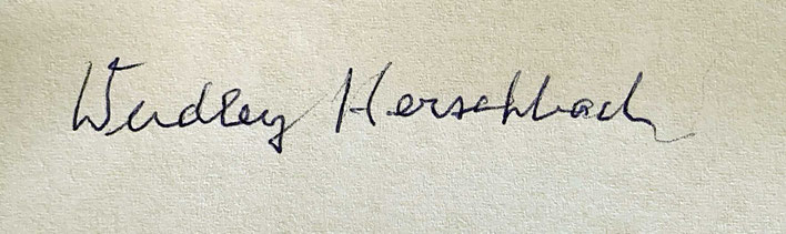 Autograph Dudley Herschbach Autogramm
