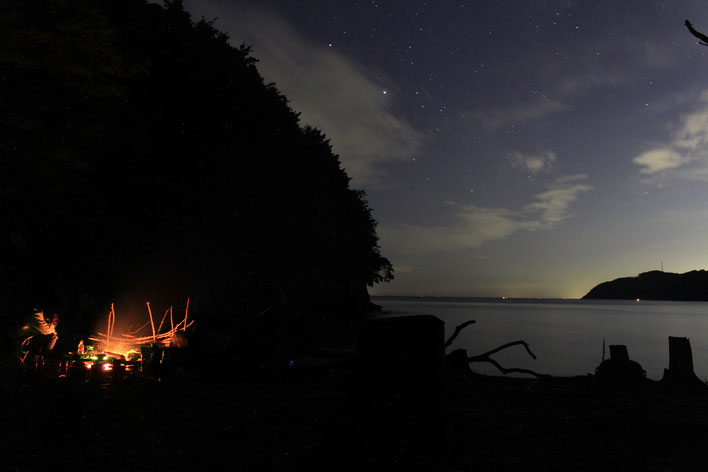 この日は夜空が綺麗で流れ星もけっこう見れました✨