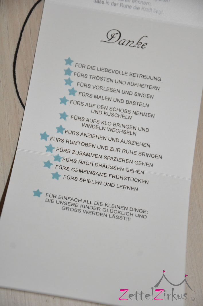 Danke An Die Tagesmutter Zettelzirkus Alles Rund Um Stampin