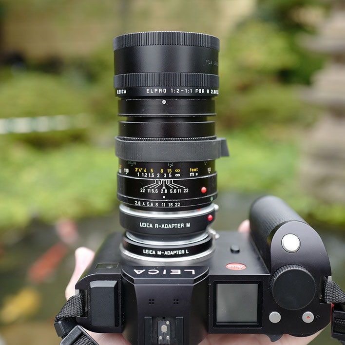 LeicaSL+ライカR ELPRO 等倍アダプター アポエルマリート 100mm LeicaSL+ライカR ELPRO 等倍アダプター アポエルマリート 100mm