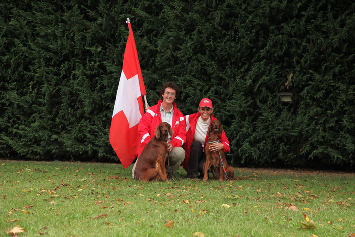 Europameisterschaft für Irish Setter, Team Schweiz! 