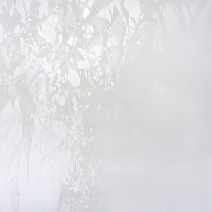 植物のかたち　162.1×162.1㎝　acrylic on canvas 2021