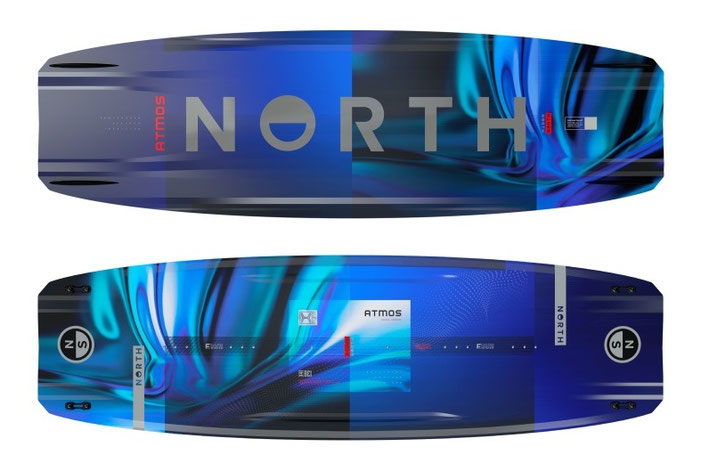 North Atmos 2025 TT Kiteboard Imperial Blue bei WindSucht