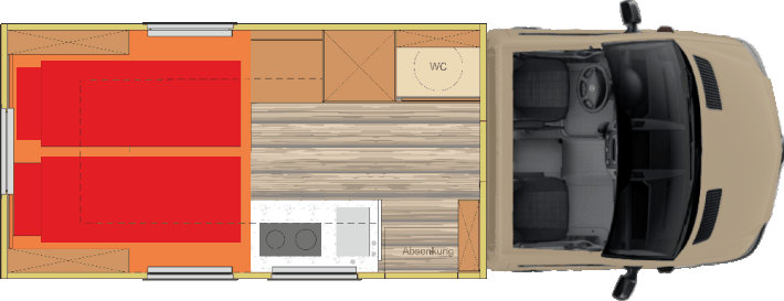Planung Wohnkabine Mercedes Sprinter