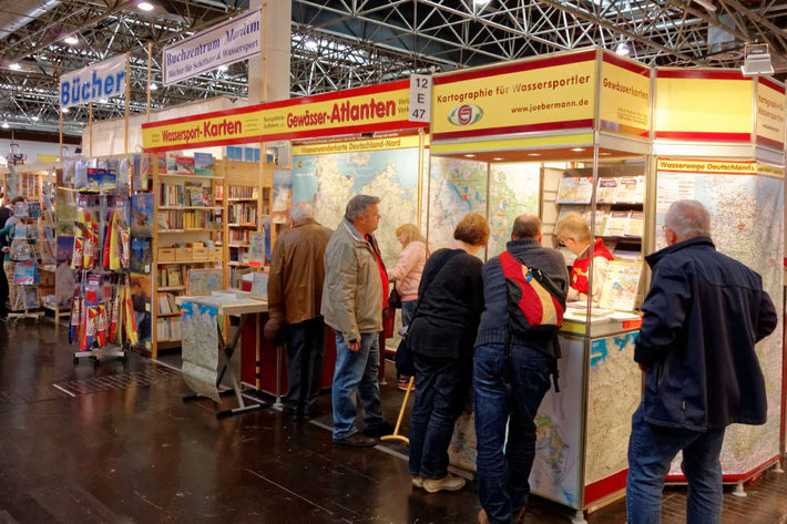 Der Jübermann-Verlag und das Buchzentrum Maritim auf der boot in Düsseldorf