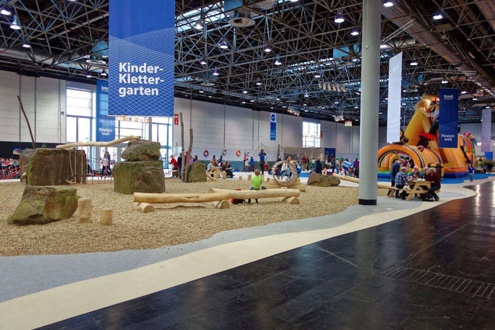 Kinderklettergarten und die Piratenwelt auf der boot Düsseldorf 2016