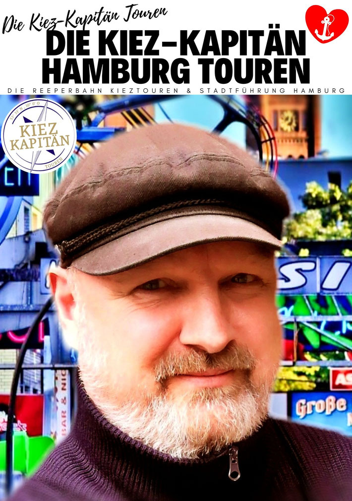 Die Kiez-Kapitän Hamburg Touren. Reeperbahn und Beatles Kieztour durch St. Pauli und die Hamburger Stadtführung zur Speicherstadt, Hafencity und Elbphilharmonie. has-shadow