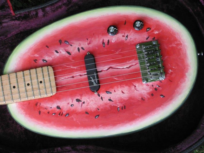 Close-up electric Watermelon