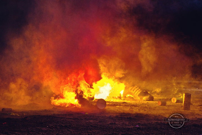 Thonberger SC 1931 II vs. FC Lausitz Hoyerswerda II Pyro Ultras