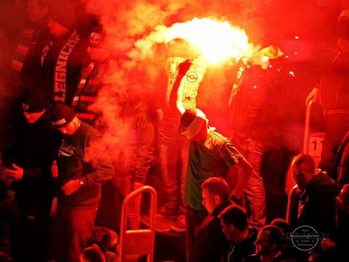 Pyro Ultras WKS Slask Wroclaw vs. MKS Zaglebie Lubin - Stadion Miejski Wroclaw