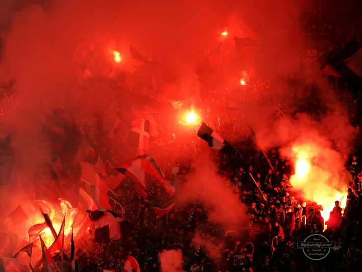 Pyro Ultras WKS Slask Wroclaw vs. MKS Zaglebie Lubin - Stadion Miejski Wroclaw