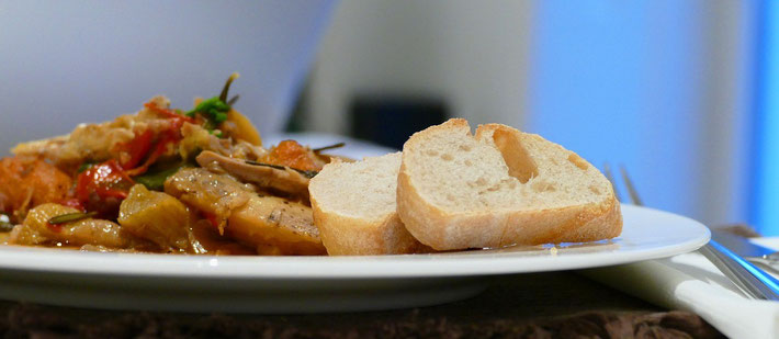 Rhabarber-Rezept mit Hähnchen