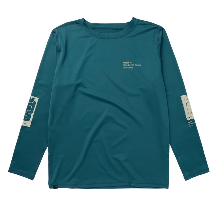 Mystic Boarding L/S Rashvest Teal bei uns am Niederrhein im SHOP