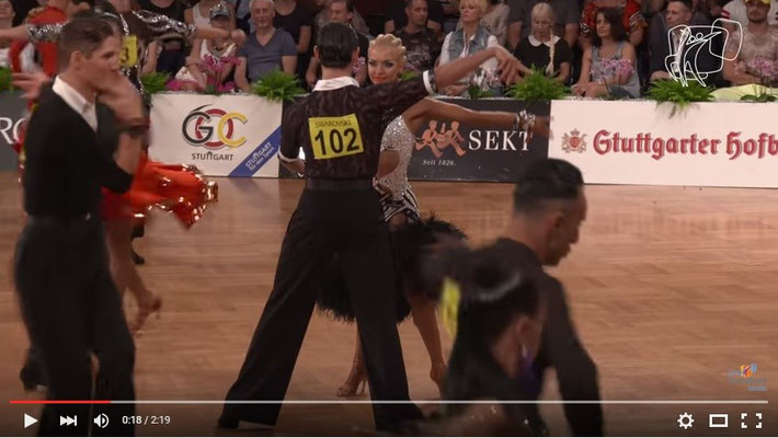 優勝Armen Tsaturyan & Svetlana Gudyno ロシア連邦   　動画