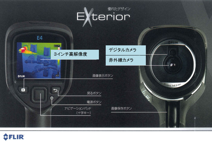 FLIR E4 ホットスポットチェッカ - ストリング監視・メガソーラー監視