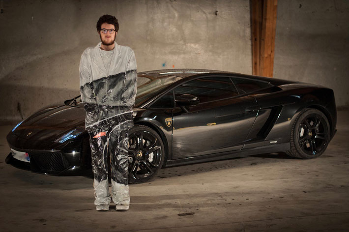 Laurent La Gamba Supercar trompe l'oeil style series