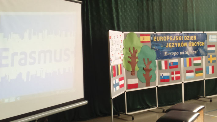 Podczas obchodów Europejskiego Dnia Języków Obcych w naszej szkole, opowiedzieliśmy naszym uczniom o projekcie oraz wyświetliliśmy prezentacje naszej oraz hiszpańskiej szkoły stworzone w programie Microsoft Photo Story.
