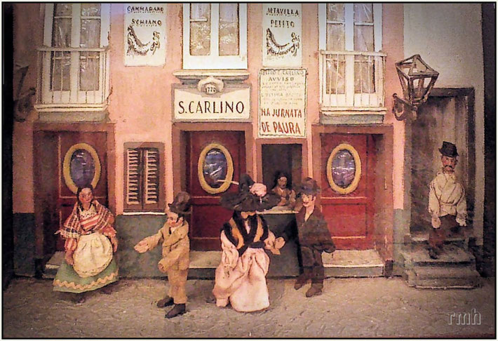Display case "Teatro Carlino", Naples, Italy