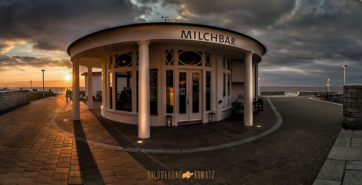 In Loungelokation "Milchbar" auf Norderney