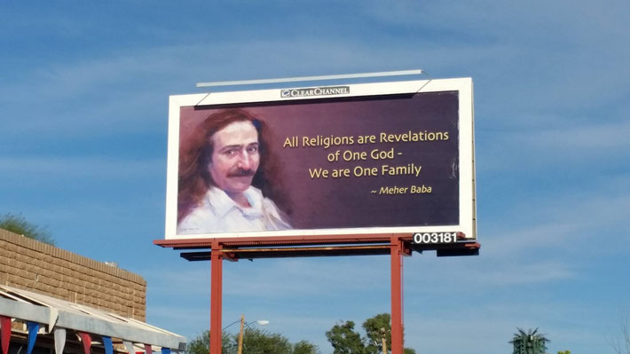 The second Tuscon billboard was installed February 24th 2017. Painting by Charlie Mills