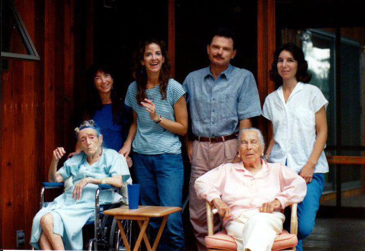 Andrea standing far right with Margaret Craske ( seated far left ) & Kitty Davy ( seated far right ).