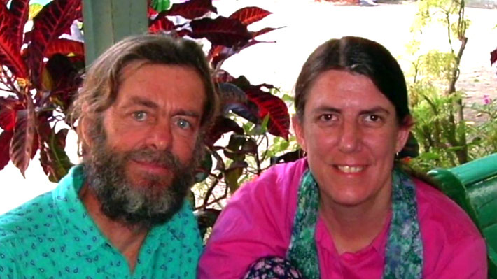 2004 - Meherazad, India. Ken with his wife Dhonna Schwertl