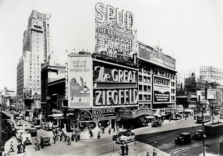 The Astor Theatre, located at Broadway and 45th Street-1936