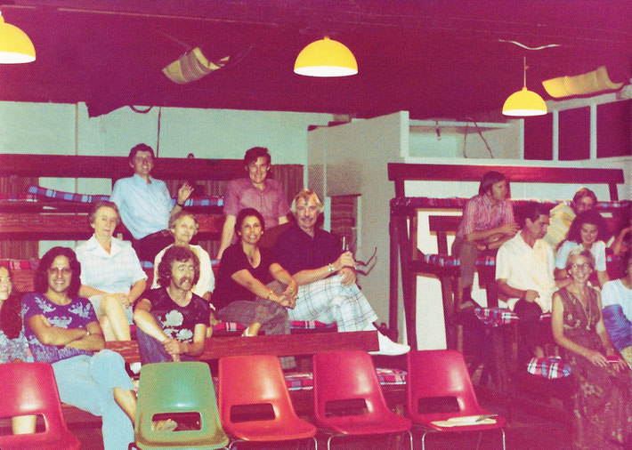 1974 ; Meher Handicrafts Theatre.  Photo taken by Anthony Zois