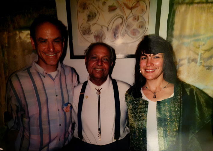 Marvin & Michelle Shafer with Bhau Kalchuri ( center )