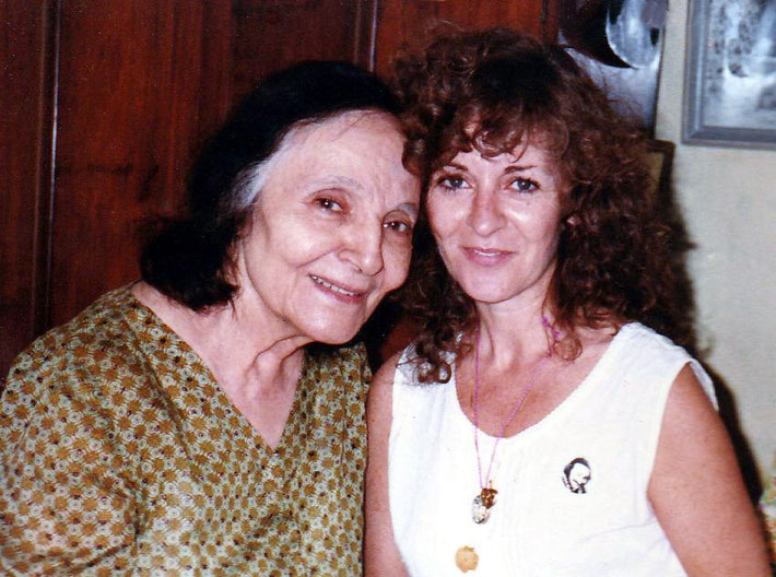 Trisha with Mehera Irani in India