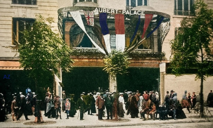 Aubert Palace cinema. Image rendition by Anthony Zois.